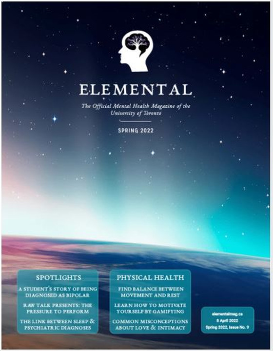 Elemental Magazine Issue 9, Physical Health and Mental Health, Spring 2022